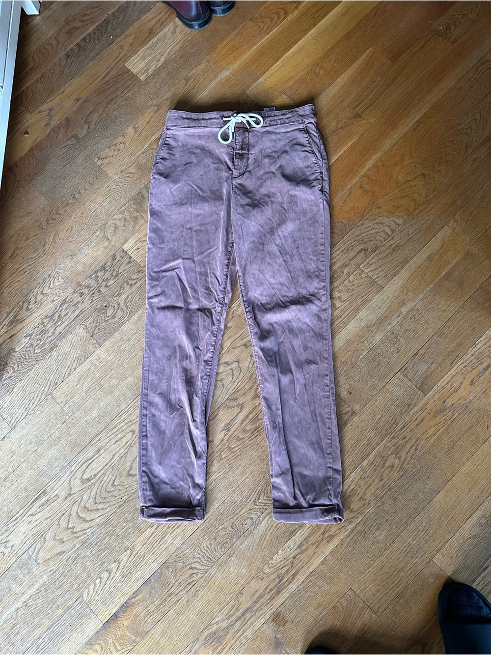 Paige Fraser Pant Men's Drawstring Elastic Waist Vintage Twilight Haze Size 34